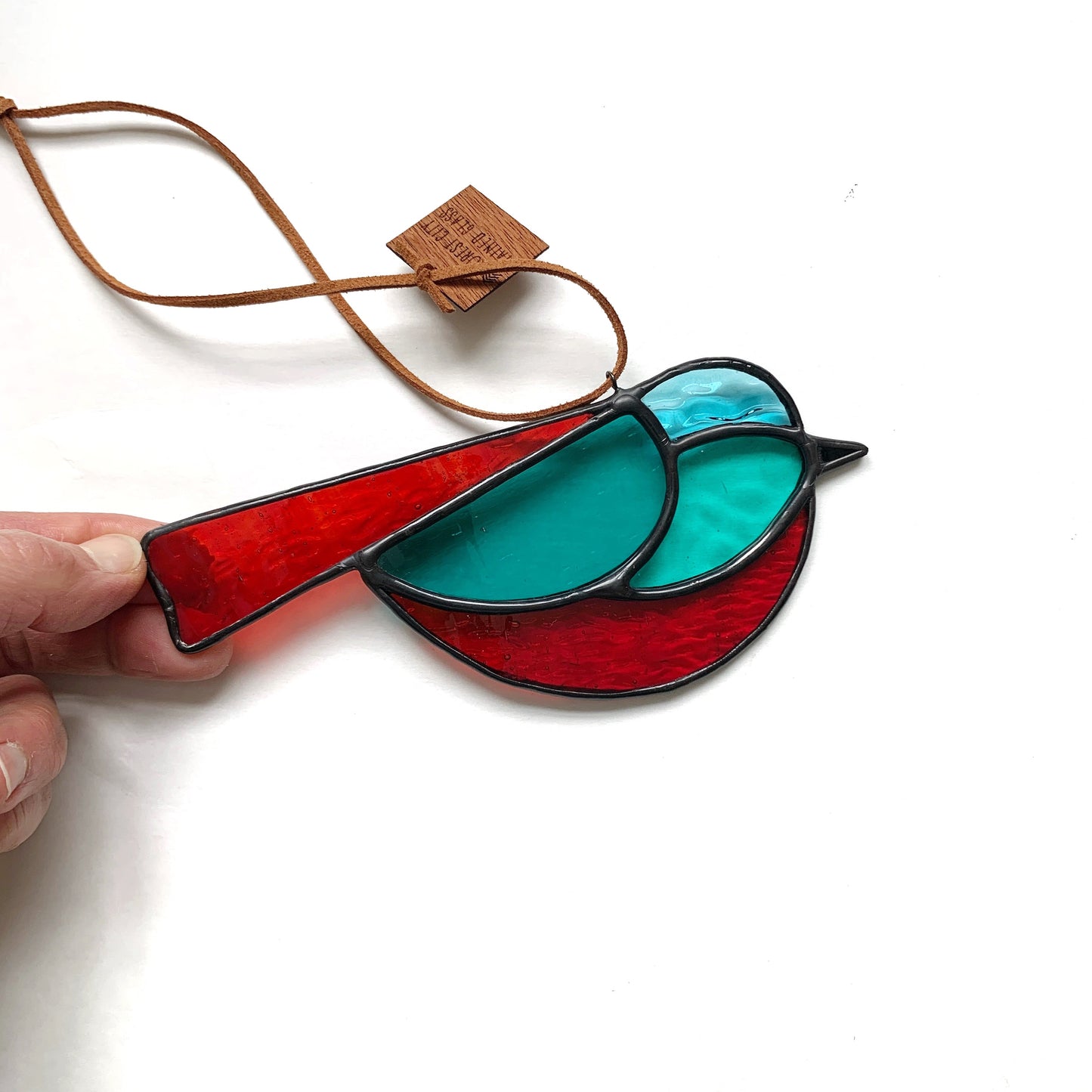 Colorful Bird Friend • Cherry + Teal