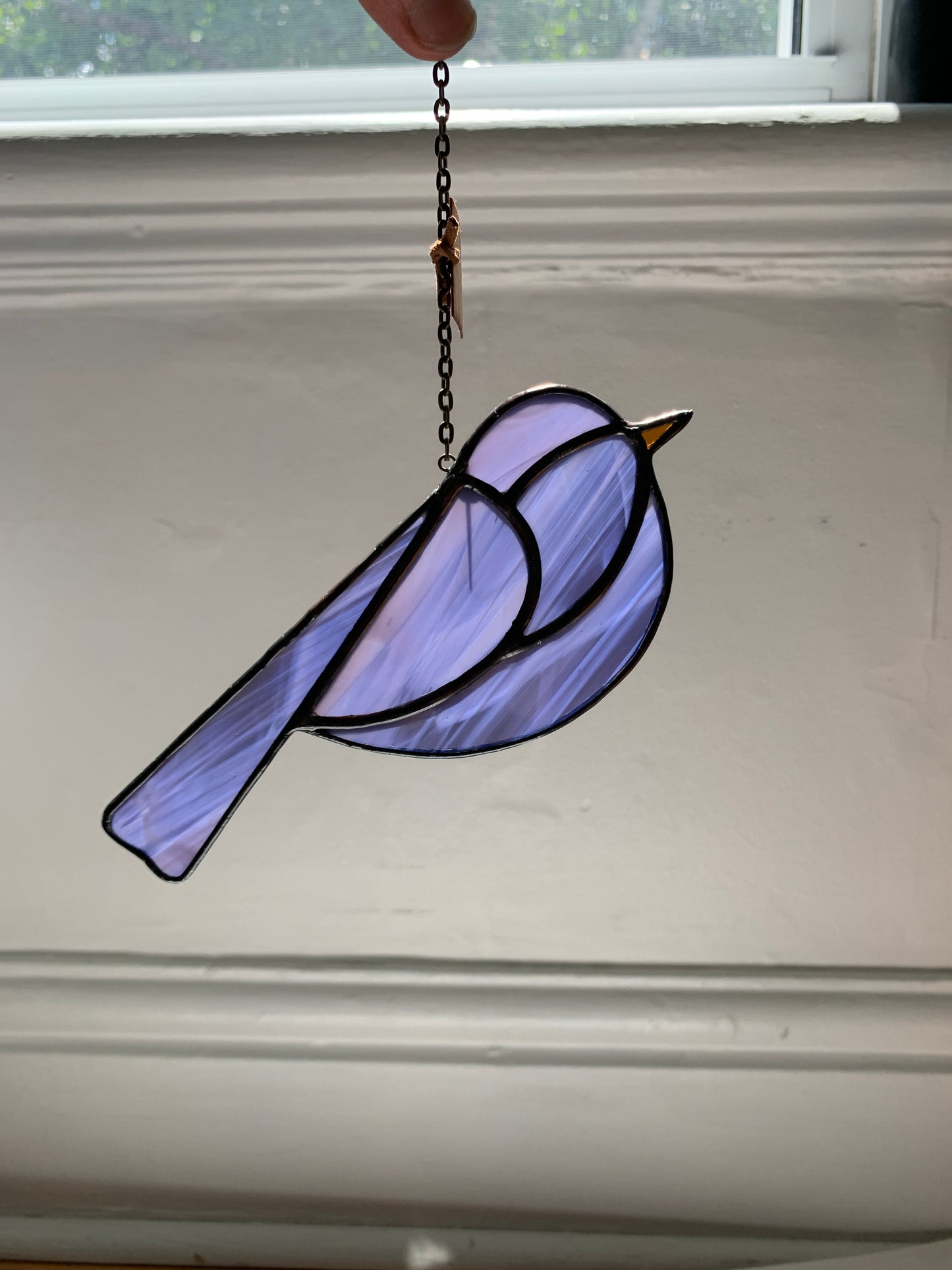 Colorful Bird Friend • Wispy Lavender