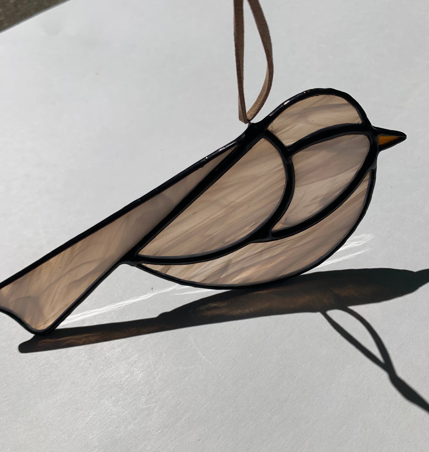Colorful Bird Friend • Wispy Soft Pink