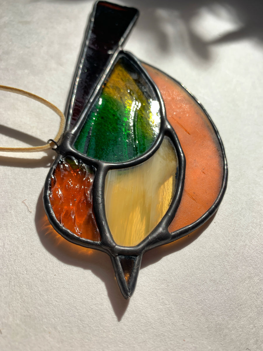 Colorful Bird Friend • VIII Forest City Stained Glass