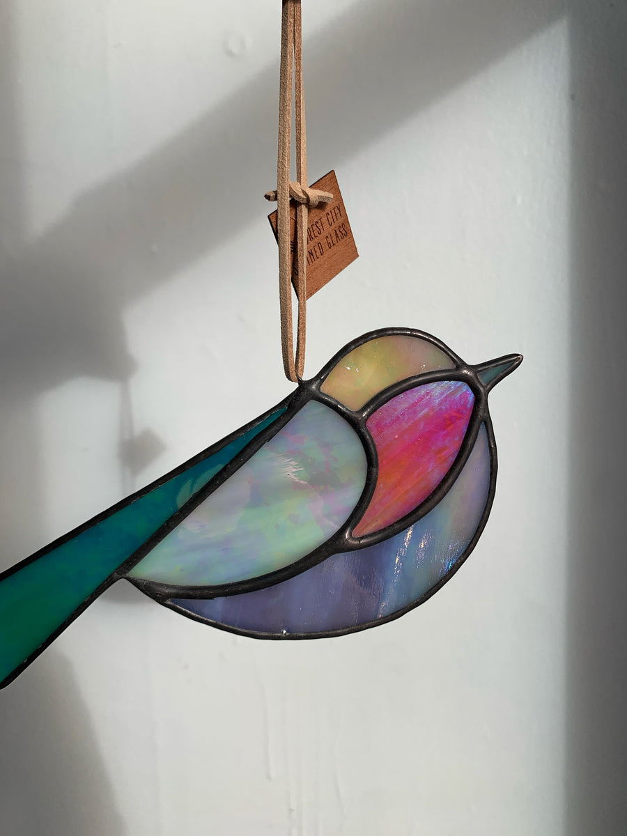 Bird V Forest City Stained Glass