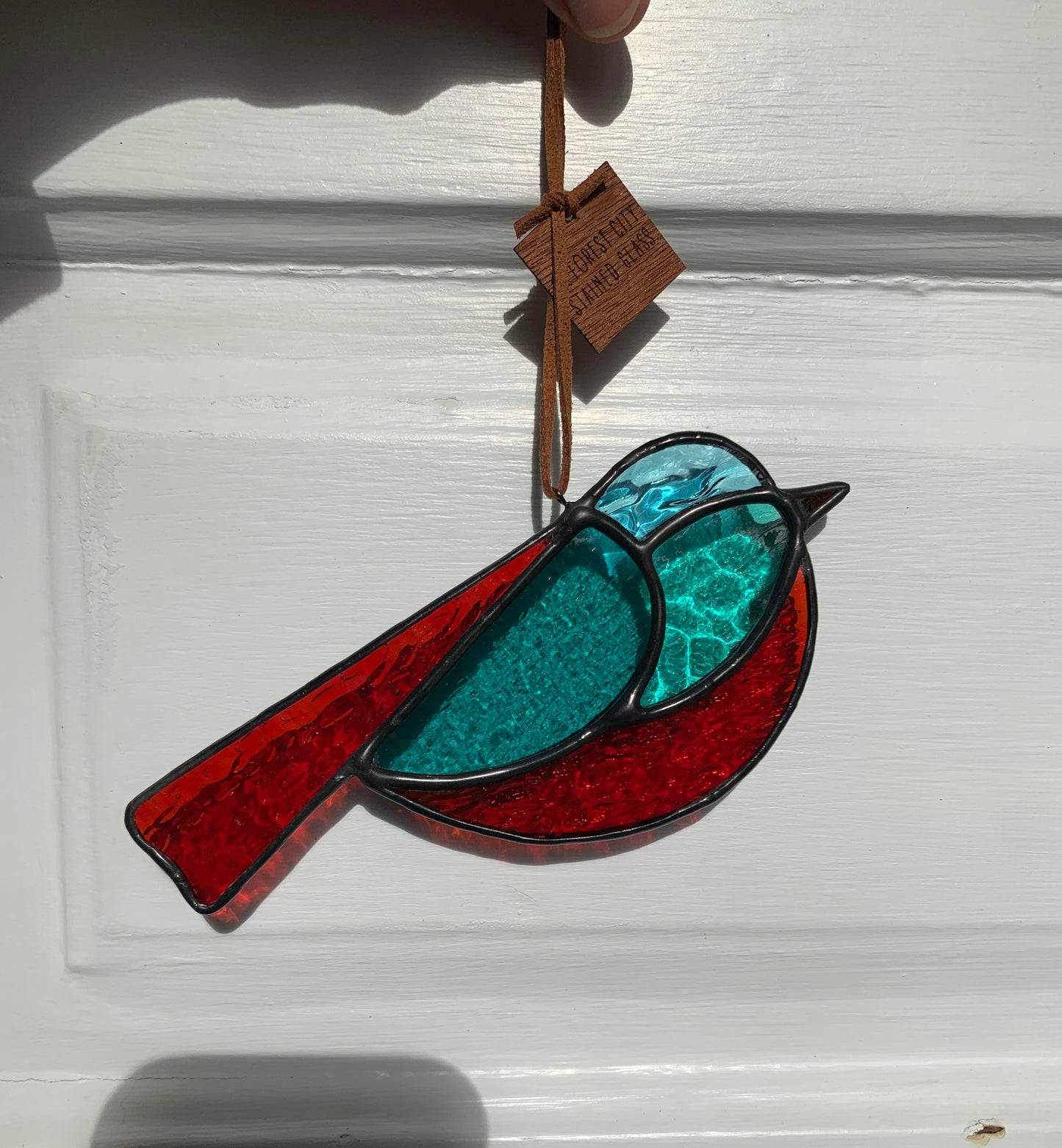 Colorful Bird Friend • Cherry + Teal