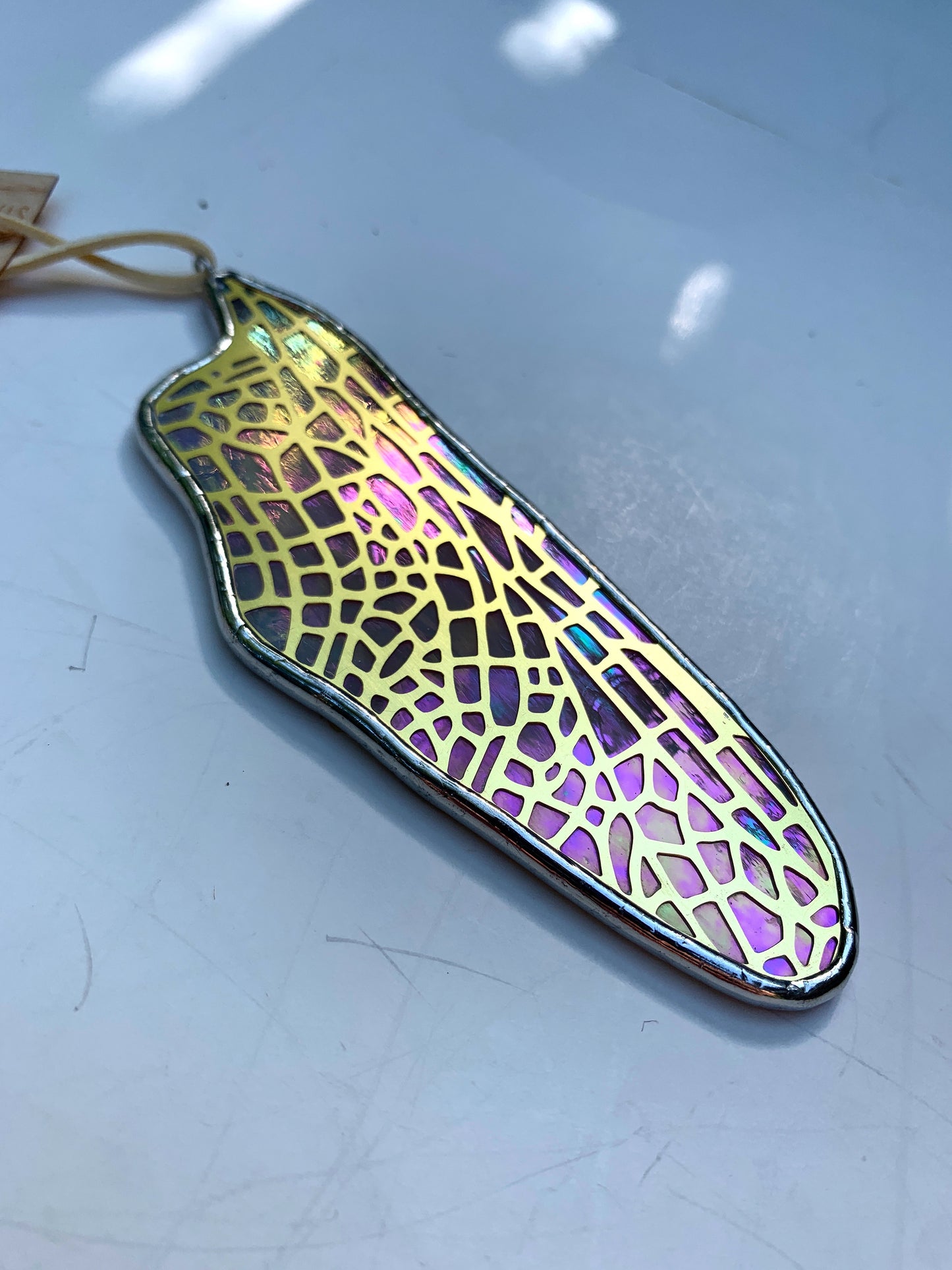 Dragonfly Hindwing • Iridescent Pink