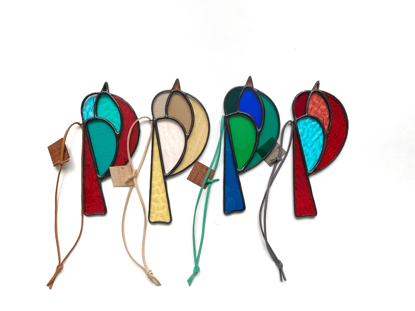 Colorful Bird Friend • Cherry + Teal