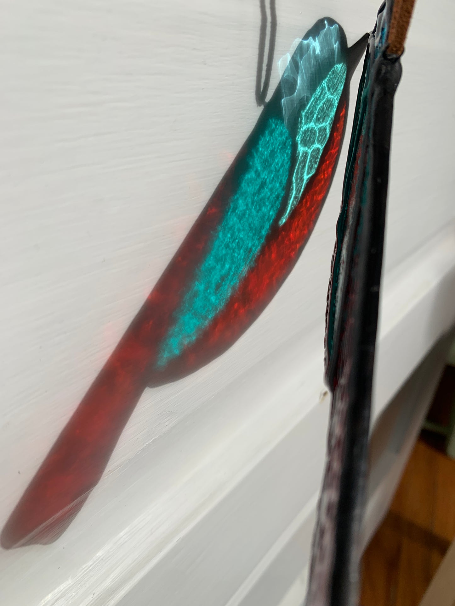 Colorful Bird Friend • Cherry + Teal