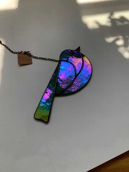 Colorful Bird Friend • Iridescent Green