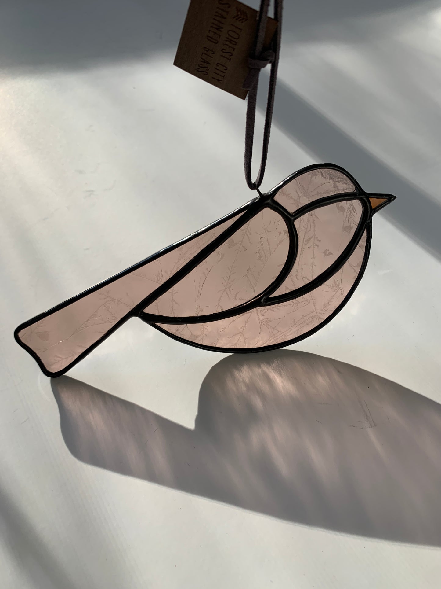 Colorful Bird Friend • Etched Lilac