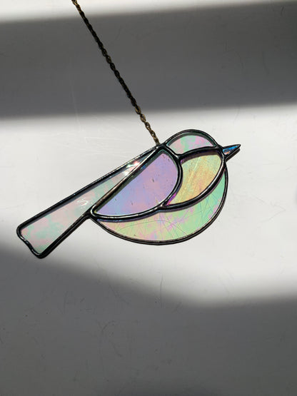 Colorful Bird Friend • Iridescent Clear