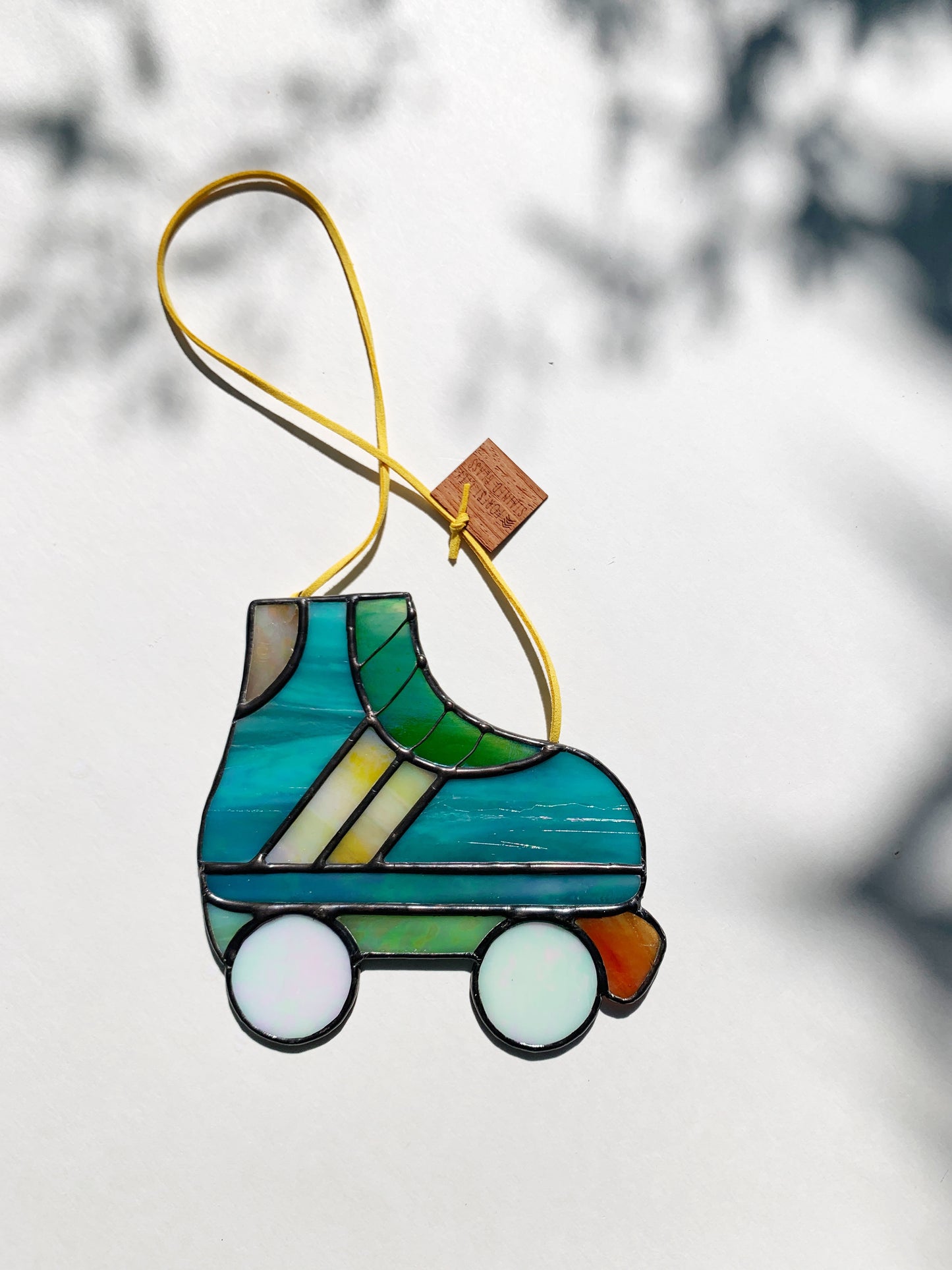 Roller Skate • Iridescent Teal, Pink, Lemon, Apricot