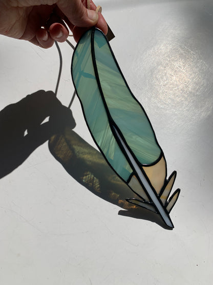 Classic Feather • Wispy Teal