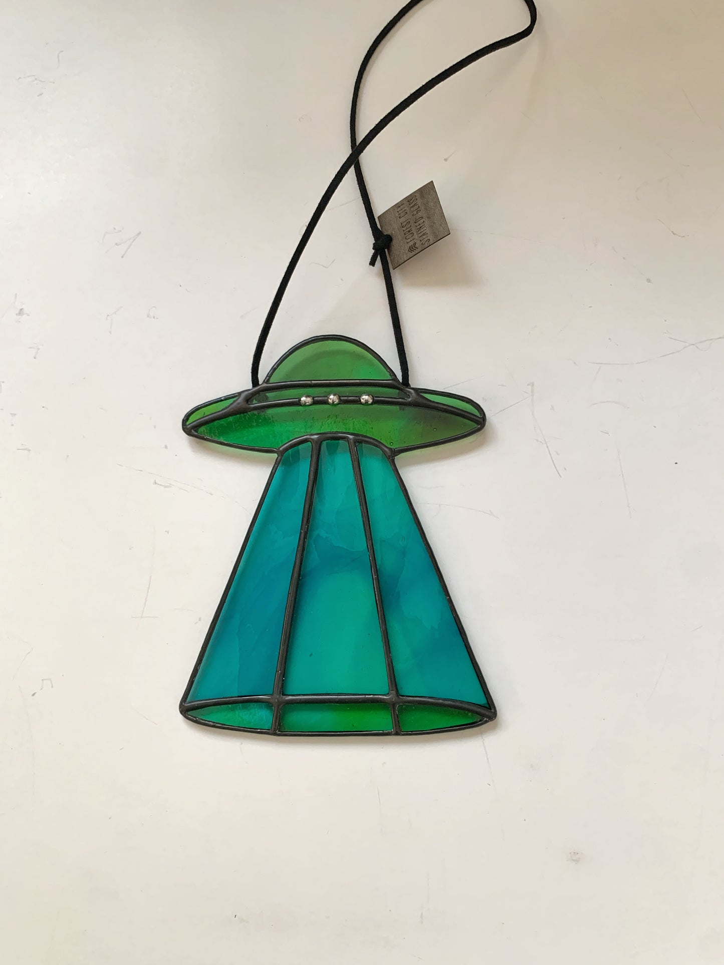 UFO • Turquoise and Green