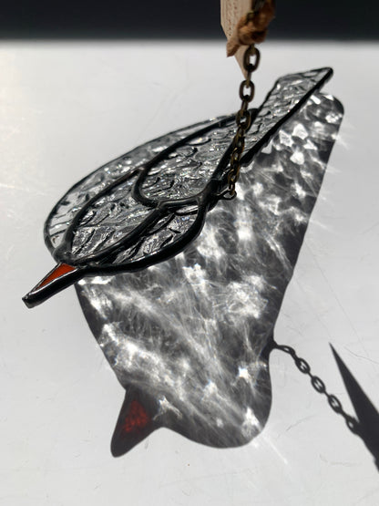 Colorful Bird Friend • Textured Clear