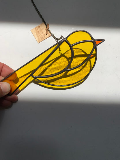 Colorful Bird Friend • Vibrant Yellow