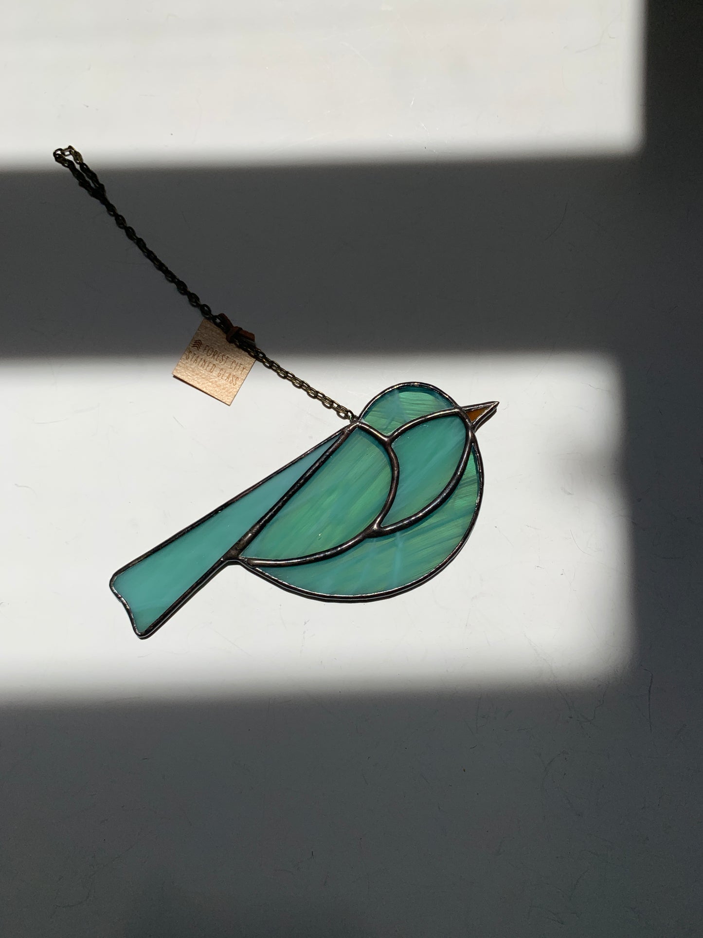 Colorful Bird Friend • Wispy Teal
