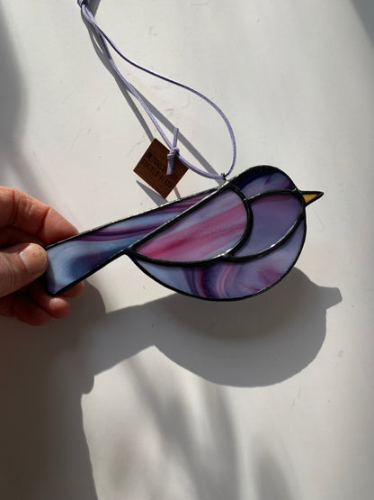 Colorful Bird Friend • Purples and Pinks