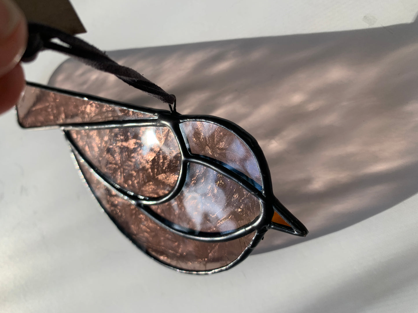 Colorful Bird Friend • Etched Lilac