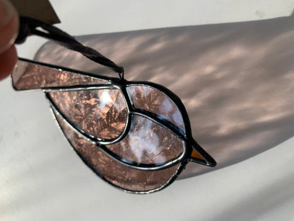 Colorful Bird Friend • Etched Lilac