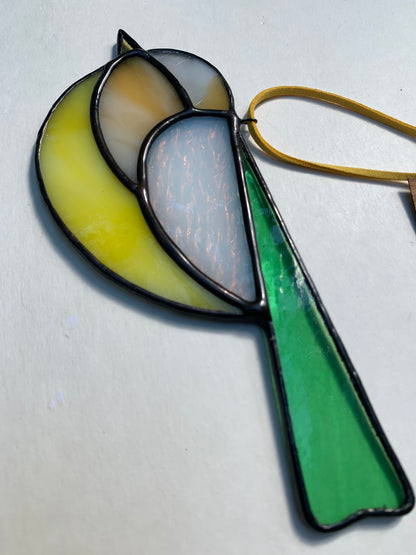Colorful Bird Friend • Beige, Pearl, Lime