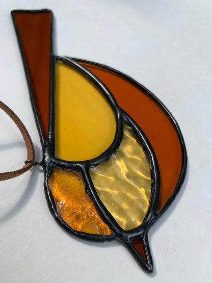 Colorful Bird Friend • Yellow + Amber