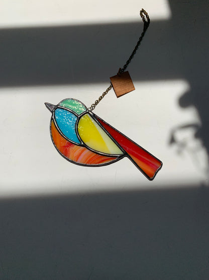Colorful Bird Friend • Iridescent Rainbow