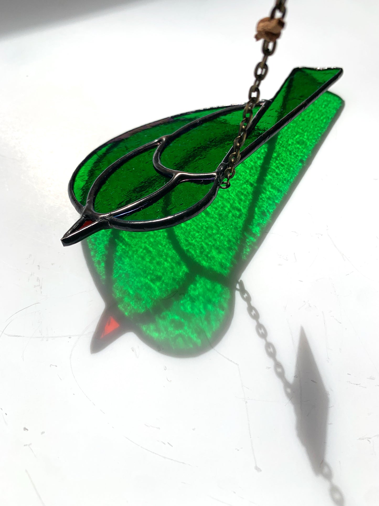 Colorful Bird Friend • Iridescent Green
