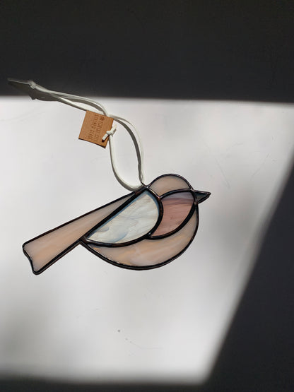 Colorful Bird Friend • Wispy Soft Pink