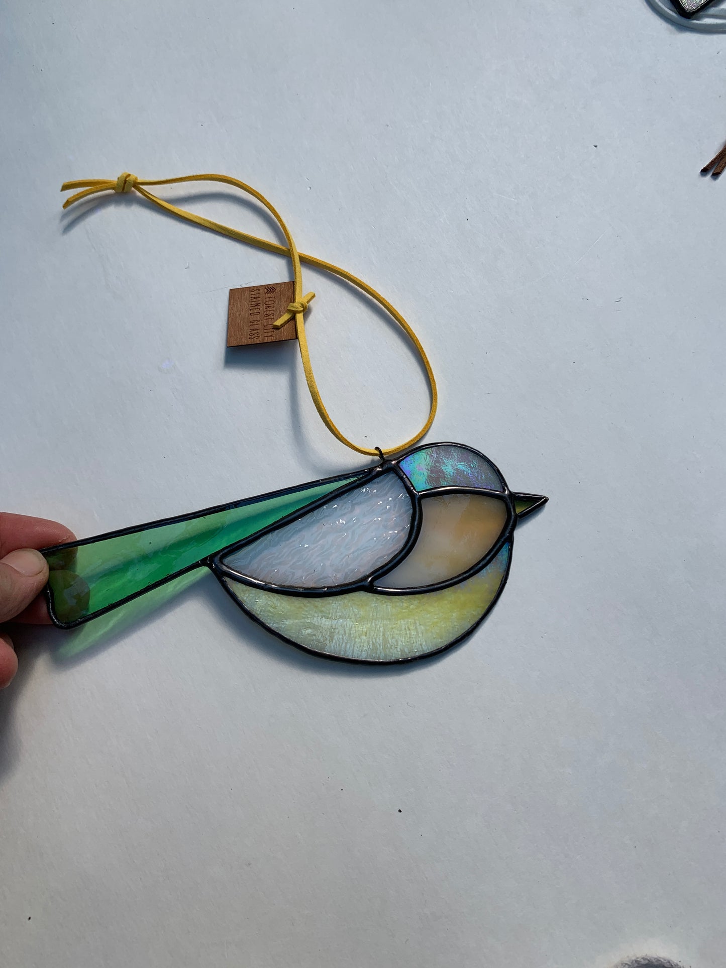 Colorful Bird Friend • Beige, Pearl, Lime