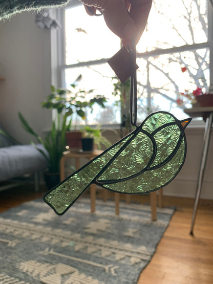 Colorful Bird Friend • Lime Flowers