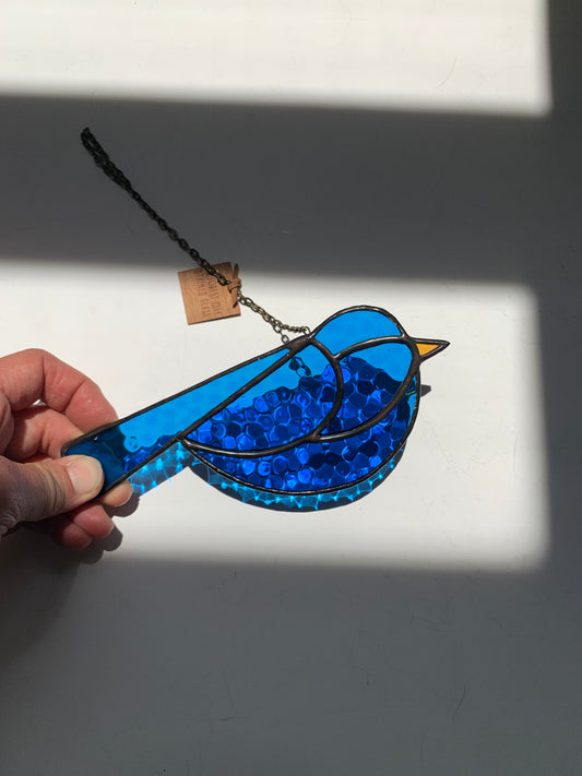 Colorful Bird Friend • Blue