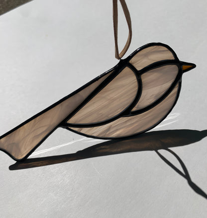 Colorful Bird Friend • Wispy Soft Pink