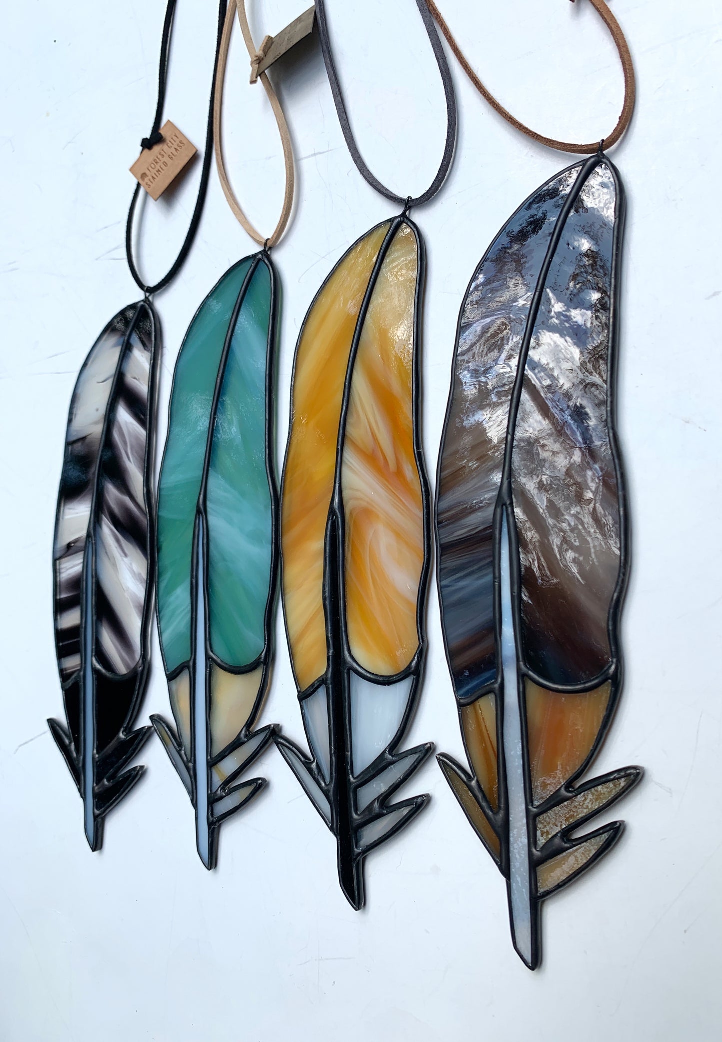 Classic Feather • Wispy Teal
