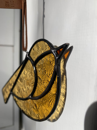 Colorful Bird Friend • Yellow Flowers