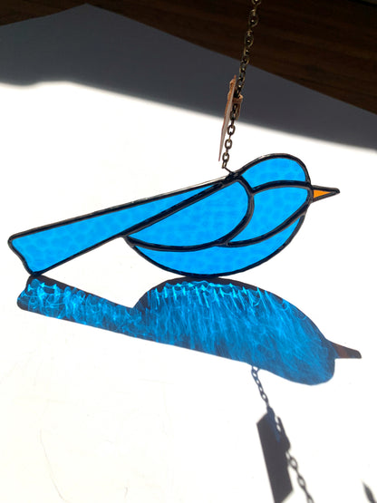 Colorful Bird Friend • Blue