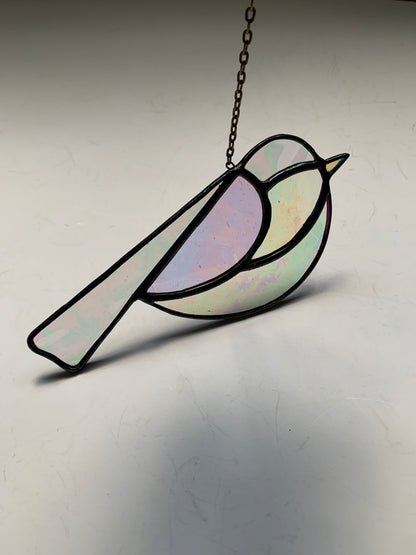 Colorful Bird Friend • Iridescent Clear