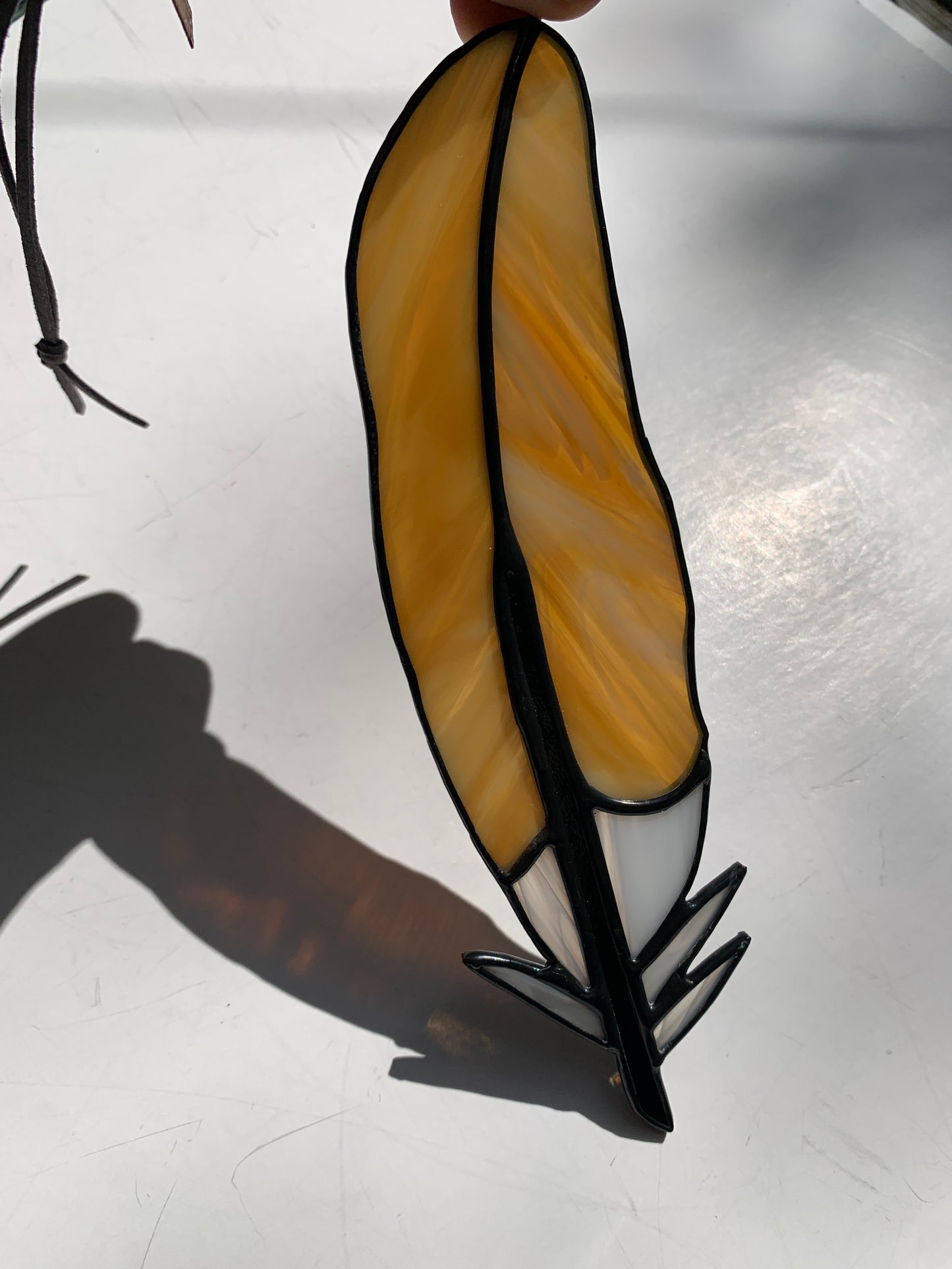 Classic Feather • Wispy Mustard