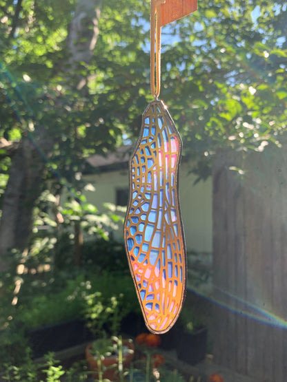 Dragonfly Forewing • Iridescent Wispy Lavender