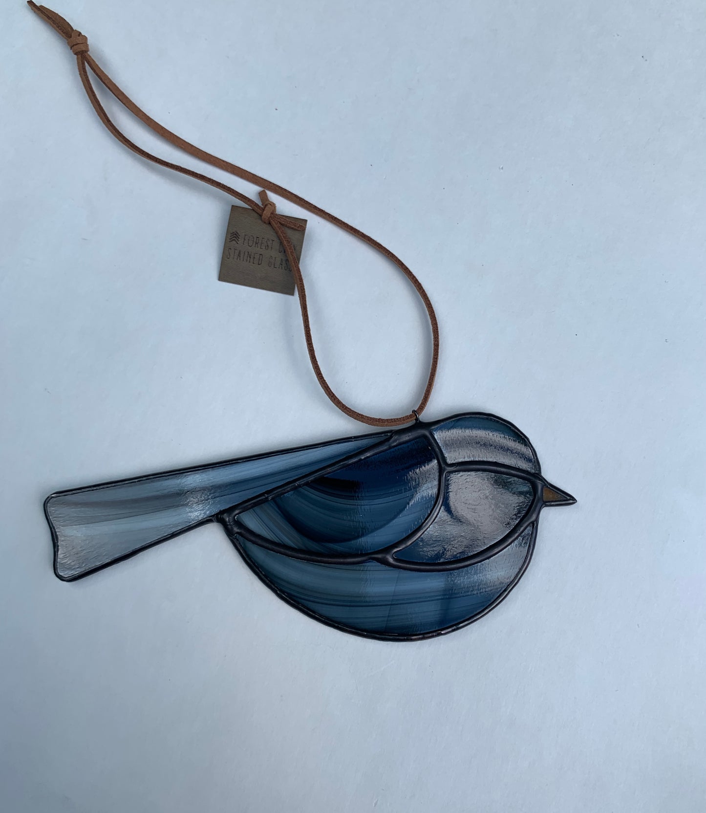 Colorful Bird Friend • Wispy Navy Blue