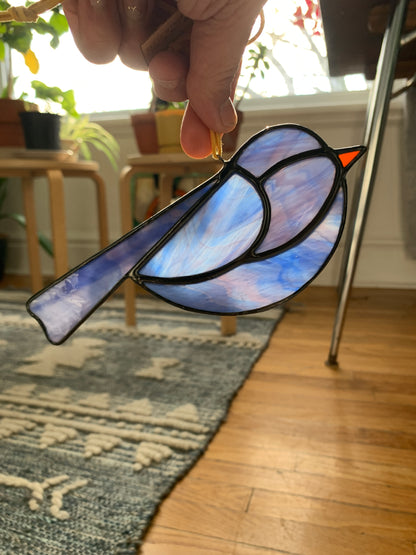 Colorful Bird Friend • Purples