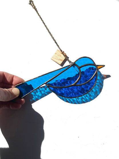 Colorful Bird Friend • Blue