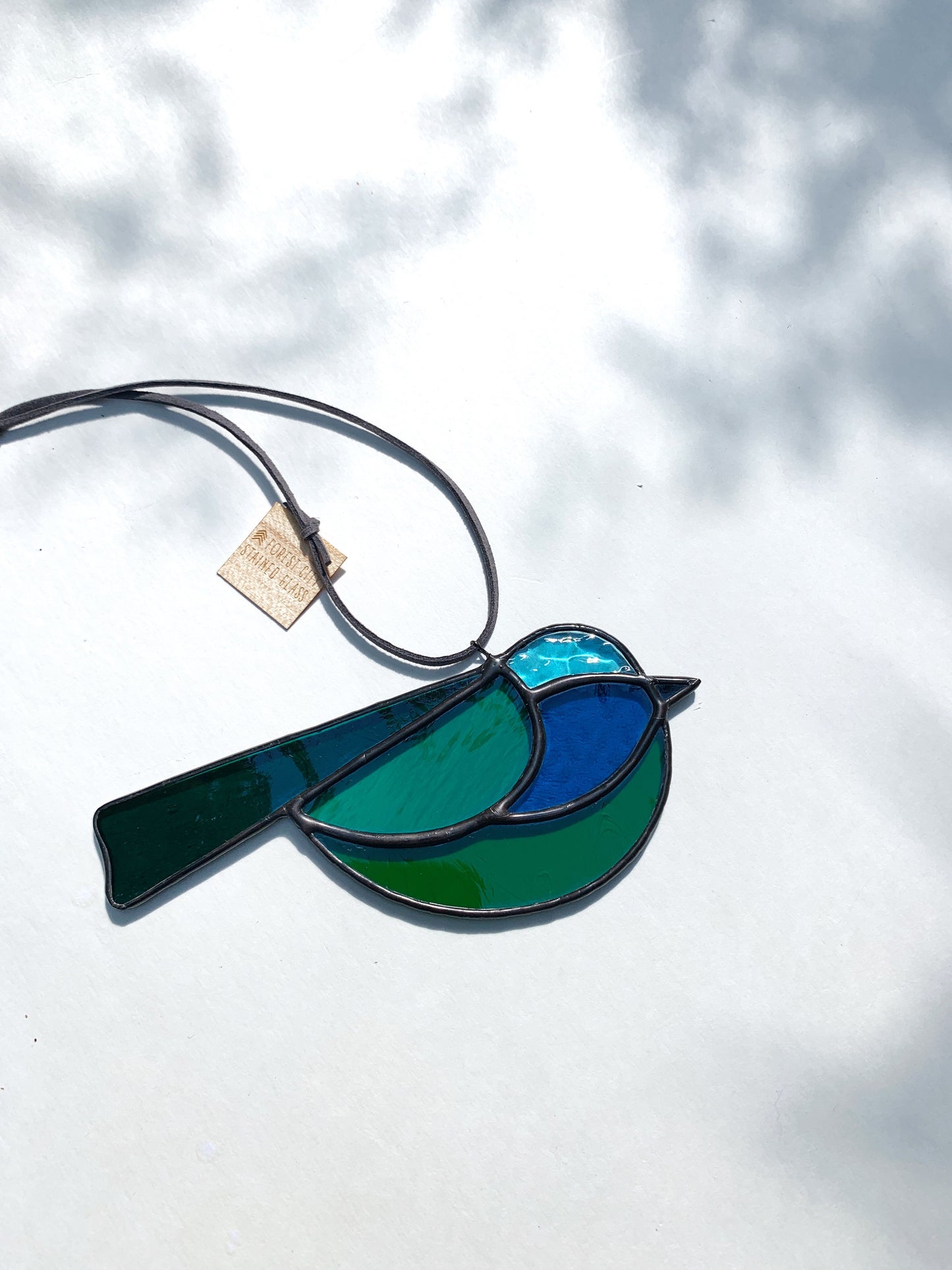 Colorful Bird Friend • Green + Blue