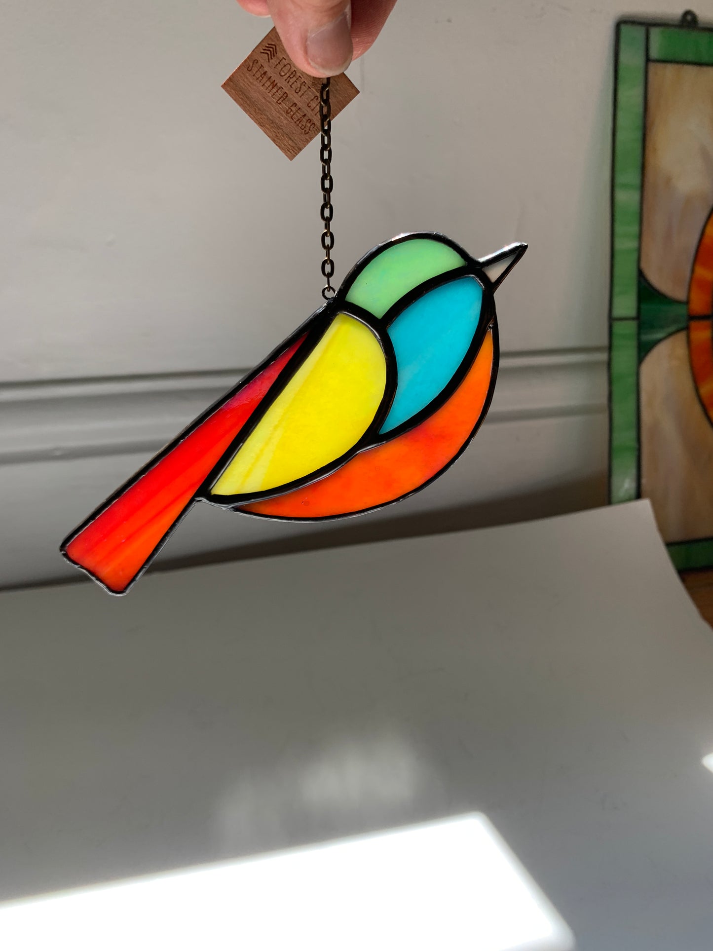 Colorful Bird Friend • Iridescent Rainbow