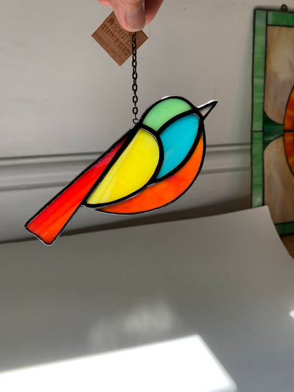 Colorful Bird Friend • Iridescent Rainbow
