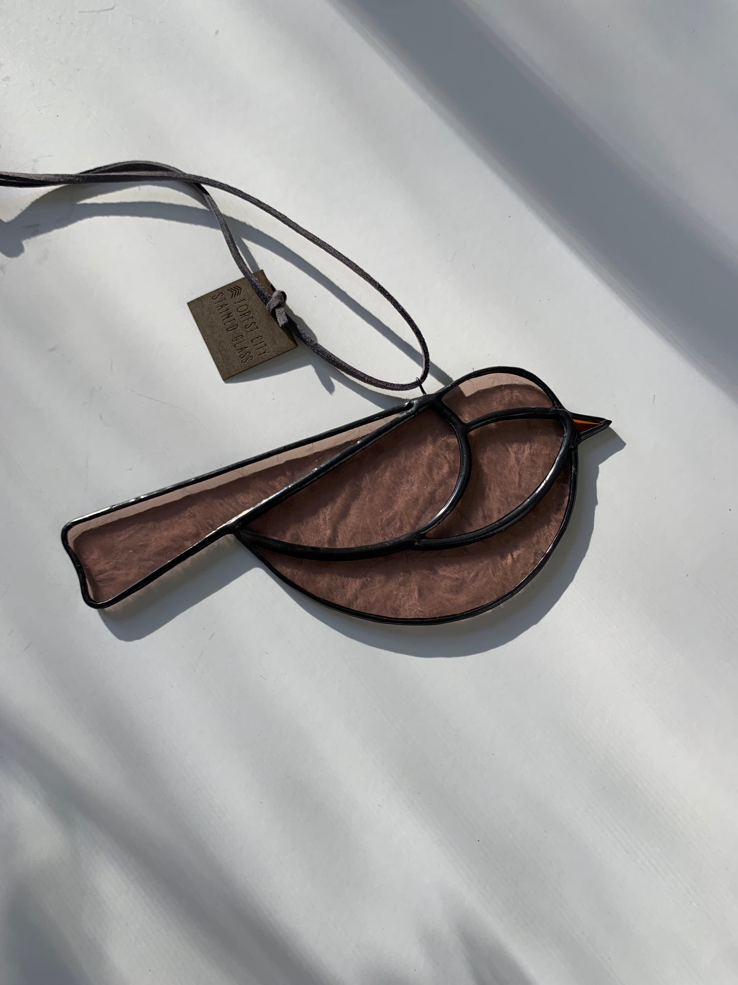 Colorful Bird Friend • Etched Lilac