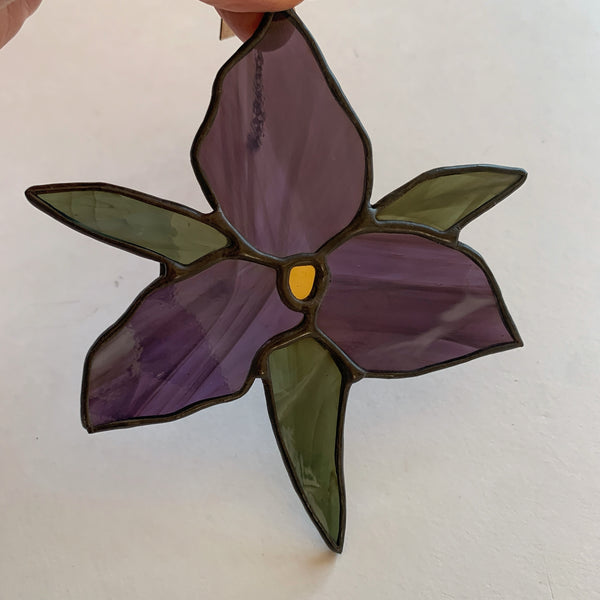 Trillium Wildflower • Wispy Lavender/Yellow