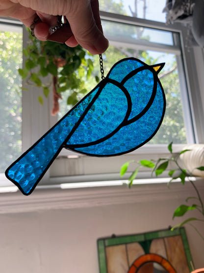 Colorful Bird Friend • Blue