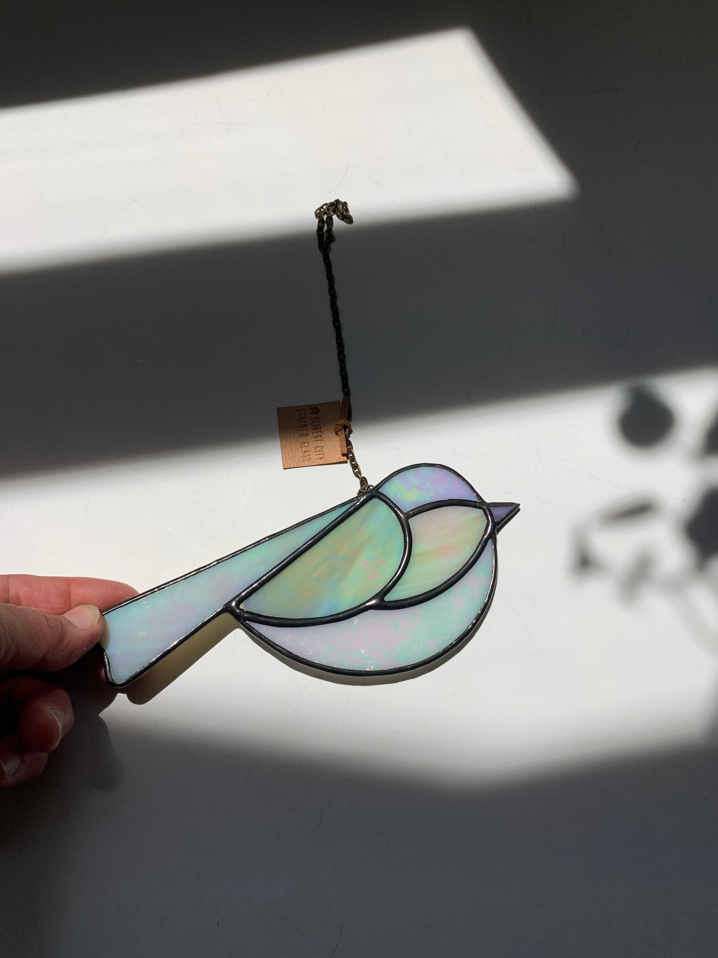 Colorful Bird Friend • Iridescent Neutrals I