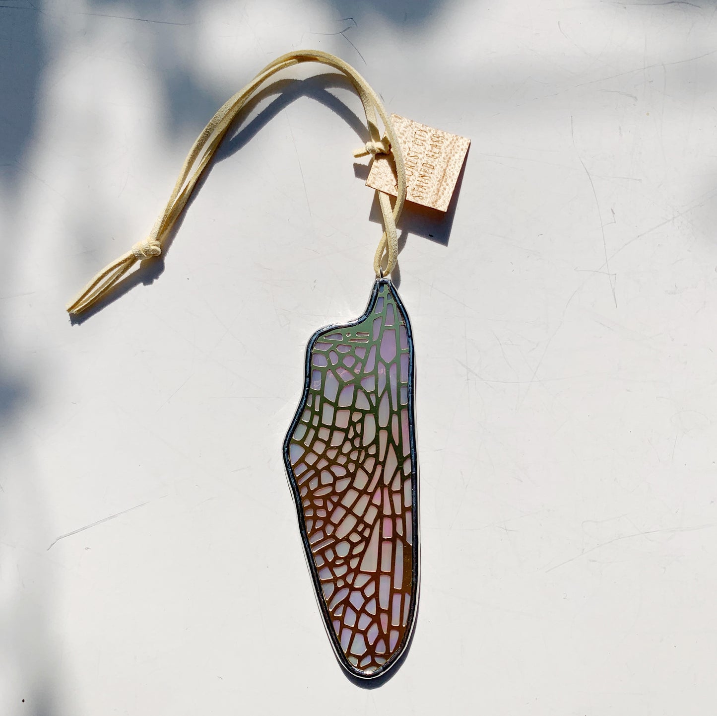 Dragonfly Hindwing • Iridescent Pink
