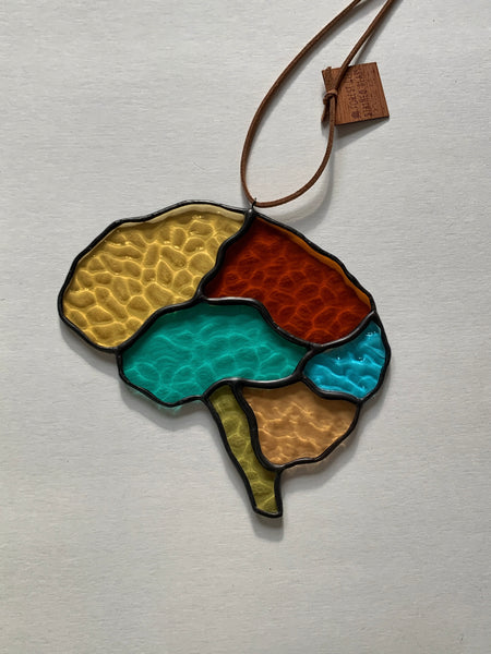 Brain • Honey, Rust, Turquoise, Peach, Teal