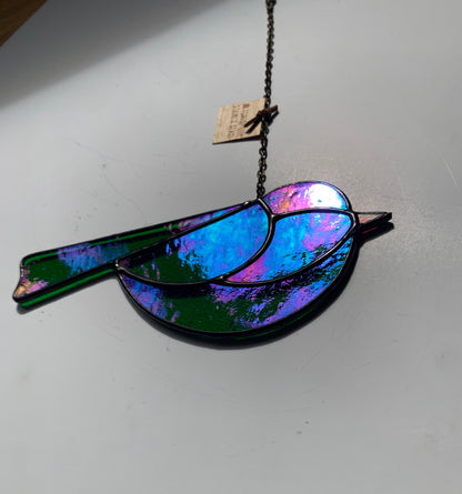 Colorful Bird Friend • Iridescent Green