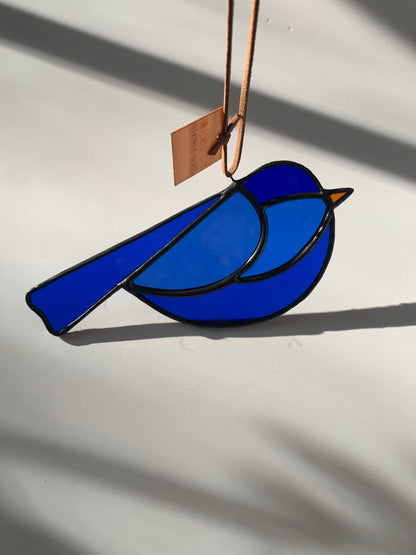 Colorful Bird Friend • Dark Blues